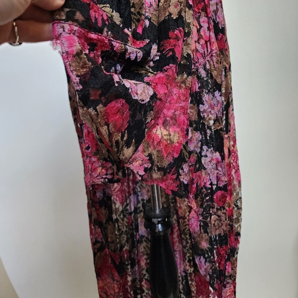 Vintage lace floral high low dress - Picture 9 of 13